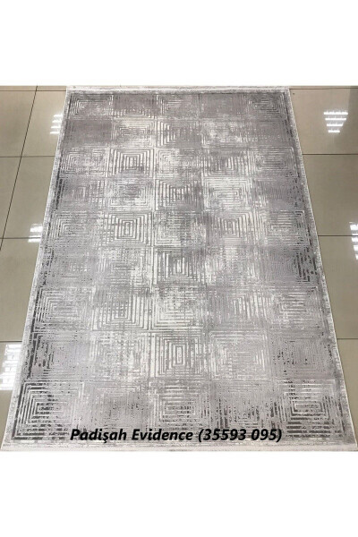 Carpet Evidence Series 35593 Silk Bamboo Hall Carpet Runner Kitchen Rug - PADIŞAH