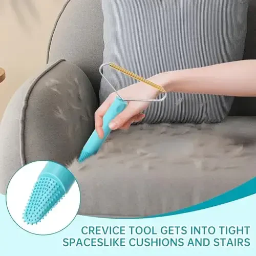 Carpet Rake,Lint Remover,Carpet Rake for Pet Hair Removal,Lint Brush,Lint Shaver for Carpets, Car Mat,Couch,Pet Bed,Furniture & Rug(3-Pack) - 2