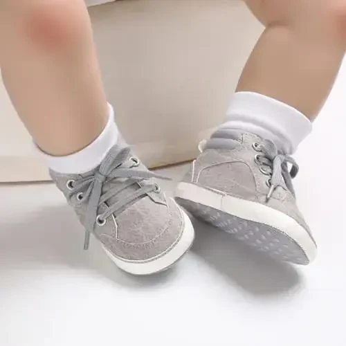 CARREAN Baby Boys Girls Booties Fleece Anti-Slip Soft Sole Boots Toddler First Walker Warm Shoes - 3