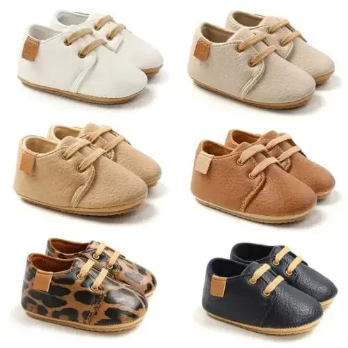 CARREAN Baby Boys Girls Booties Fleece Anti-Slip Soft Sole Boots Toddler First Walker Warm Shoes - 2