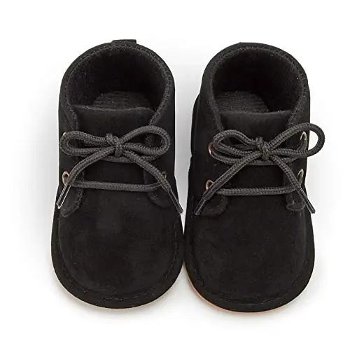 CARREAN Baby Boys Girls Booties Fleece Anti-Slip Soft Sole Boots Toddler First Walker Warm Shoes - 4