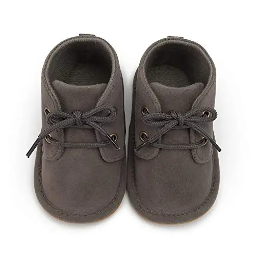 CARREAN Baby Boys Girls Booties Fleece Anti-Slip Soft Sole Boots Toddler First Walker Warm Shoes - 4