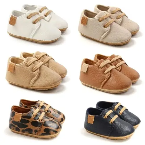 CARREAN Baby Boys Girls Booties Fleece Anti-Slip Soft Sole Boots Toddler First Walker Warm Shoes - CARREAN (1)