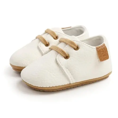 CARREAN Baby Boys Girls Booties Fleece Anti-Slip Soft Sole Boots Toddler First Walker Warm Shoes - 4