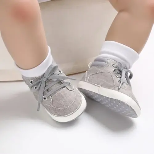Baby Boys Girls Booties Fleece Anti-Slip Soft Sole Boots Toddler First Walker Warm Shoes - 3