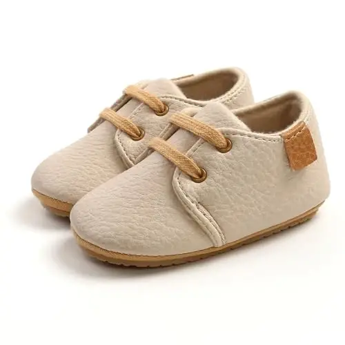 CARREAN Baby Boys Girls Booties Fleece Anti-Slip Soft Sole Boots Toddler First Walker Warm Shoes - 3
