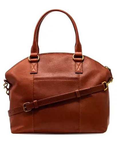 Carrie Dome Satchel Sumkasi - Brandy Smooth - 4