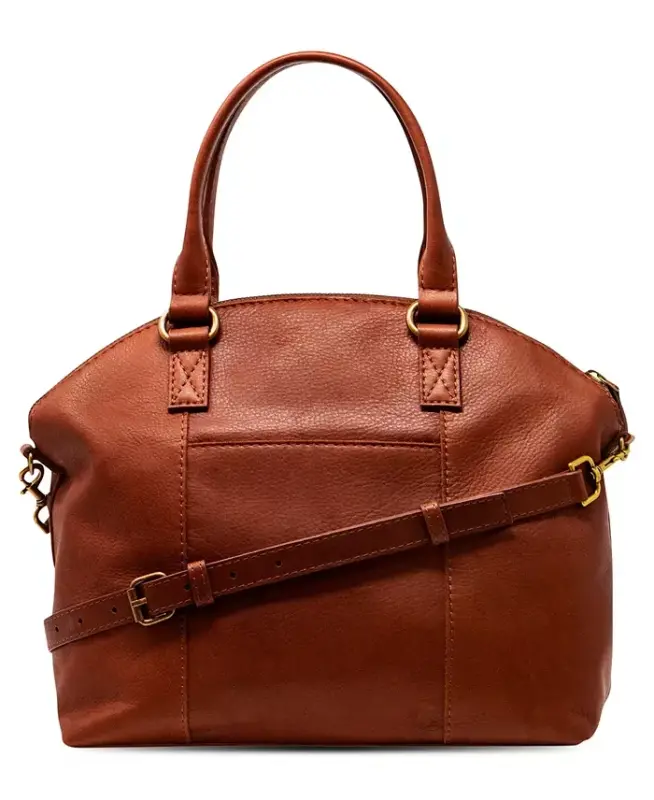 Carrie Dome Satchel Sumkasi - Brandy Smooth - 4