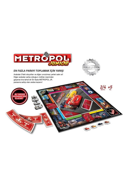 Cars Metropol Junior Board Game - 4