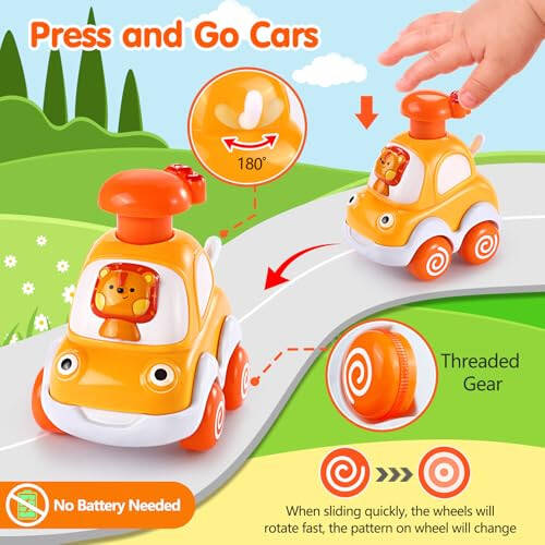 Cars Toys for 1 Year Old Boy - 2