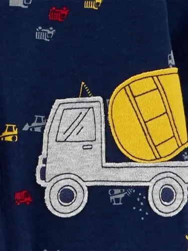 Simple Joys by Carter's Baby Boys' 2-Way Zip Thermal Footed Sleep and Play, Pack of 2 - 3