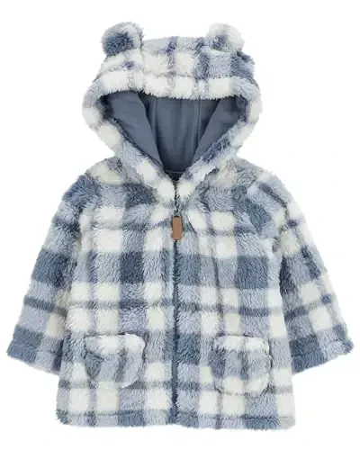 Carter's Baby Girls' Hooded Jacket - MODAZONE