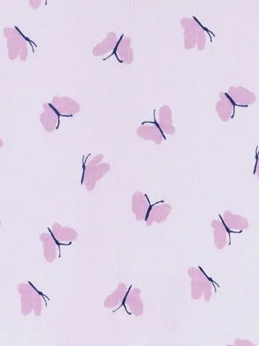 Simple Joys by Carter's Baby Girls' Cotton Footed Sleep and Play, Pack of 2 - 5