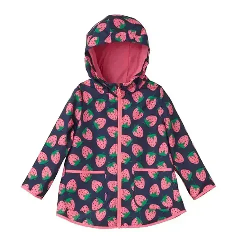 Simple Joys by Carter's Baby Girls Rain Jacket Raincoat Water-Resistant Hooded Rain Slicker for 2T-8 years - 5