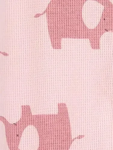 Simple Joys by Carter's baby-girls 2-way Zip Thermal Footed Sleep and Play, Pack of 2 - 4