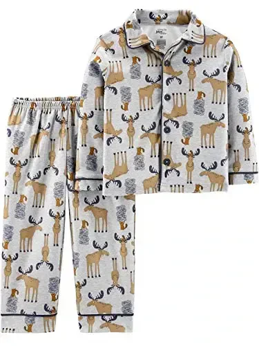 Carter's Toddler va Baby Boys' 2 qismli palto uslubidagi pijamalar to'plami 