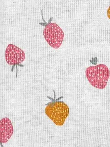 Carter's tomonidan oddiy quvonchlar, qiz chaqaloqlar uchun 2 yo'lli fermuarlı issiqlikli oyoqli uyqu va o'yin, 2 ta to'plam - 3