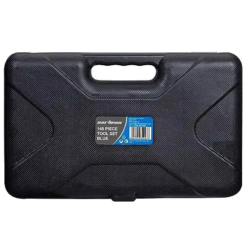 CARTMAN 148Piece Tool Set General Household Hand Tool Kit with Plastic Toolbox Storage Case Blue - 4