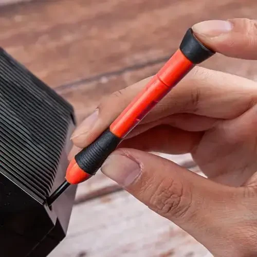 CARTMAN 39-Piece Home Tool Set Kit, Essential Household Hand Tools with Plastic Storage Case, Red - 6