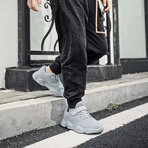 Casbeam bolalar nafas oladigan krossovkalari to'rli yengil oson yurish kundalik sport tasmasi atletik yugurish poyafzallari o'g'il bolalar uchun qizlar - 2