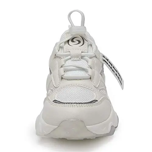 Casbeam Kids Breathable Sneakers Mesh Lightweight Easy Walk Casual Sport Strap Athletic Running Shoes for Boys Girls - 4