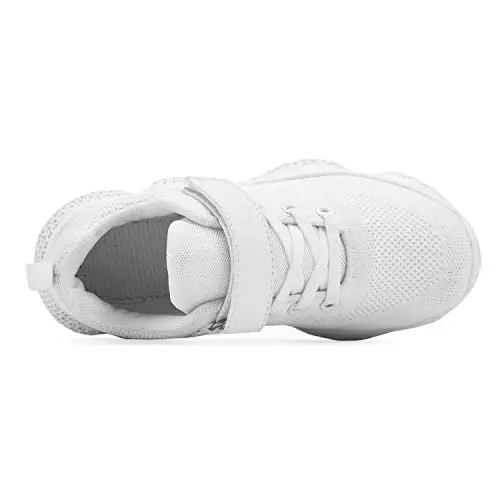 Casbeam Kids Breathable Sneakers Mesh Lightweight Easy Walk Casual Sport Strap Athletic Running Shoes for Boys Girls - 6