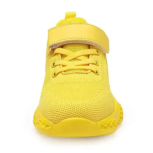 Casbeam Kids Breathable Sneakers Mesh Lightweight Easy Walk Casual Sport Strap Athletic Running Shoes for Boys Girls - 3