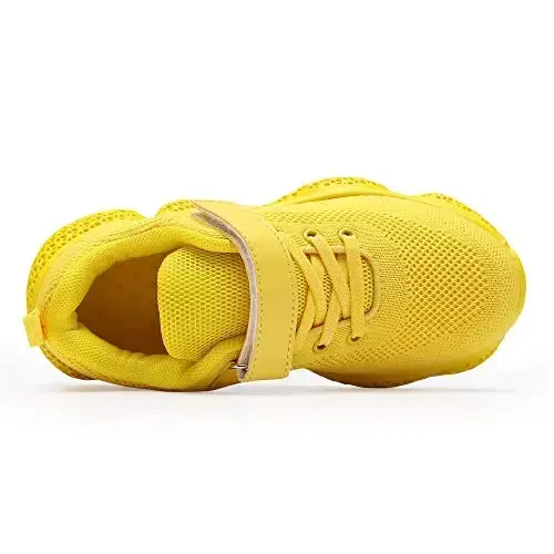 Casbeam Kids Breathable Sneakers Mesh Lightweight Easy Walk Casual Sport Strap Athletic Running Shoes for Boys Girls - 5