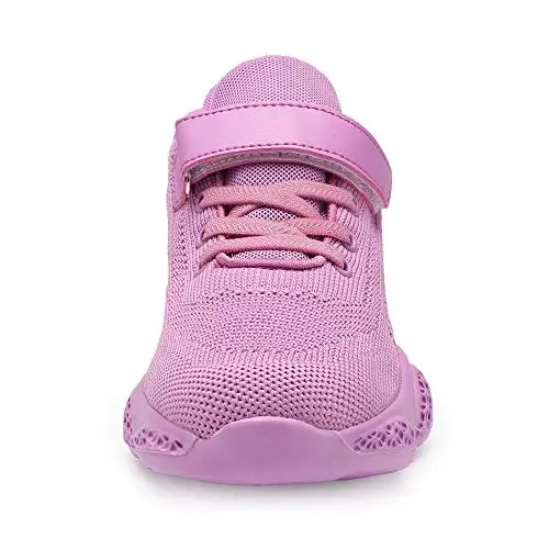 Casbeam Kids Breathable Sneakers Mesh Lightweight Easy Walk Casual Sport Strap Athletic Running Shoes for Boys Girls - 3