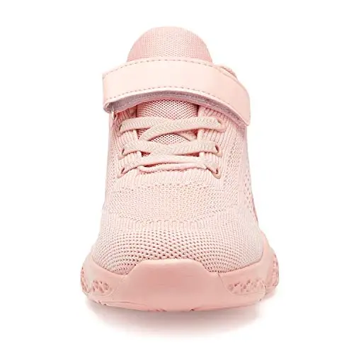 Casbeam Kids Breathable Sneakers Mesh Lightweight Easy Walk Casual Sport Strap Athletic Running Shoes for Boys Girls - 3