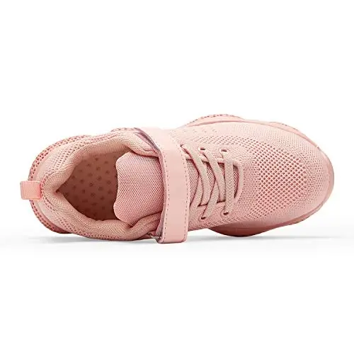 Casbeam Kids Breathable Sneakers Mesh Lightweight Easy Walk Casual Sport Strap Athletic Running Shoes for Boys Girls - 5