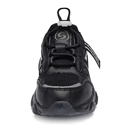 Casbeam Kids Breathable Krossovkalar Mesh Yengil nafas oladigan oson yuradigan tasodifiy sport tasmali atletik yugurish poyafzallari o'g'il bolalar uchun qizlar - CASBEAM