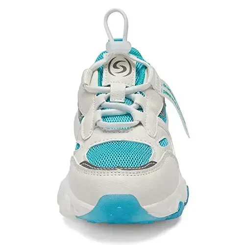 Casbeam Kids Breathable Sneakers Mesh Lightweight Easy Walk Casual Sport Strap Athletic Running Shoes for Boys Girls - 4