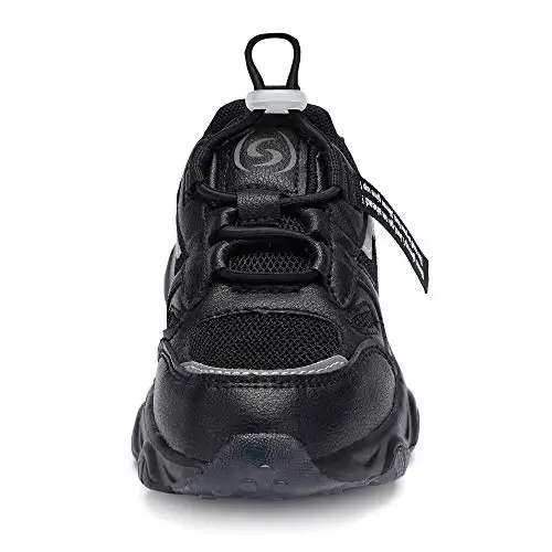 Casbeam Kids Breathable Sneakers Mesh Lightweight Easy Walk Casual Sport Strap Athletic Running Shoes for Boys Girls 