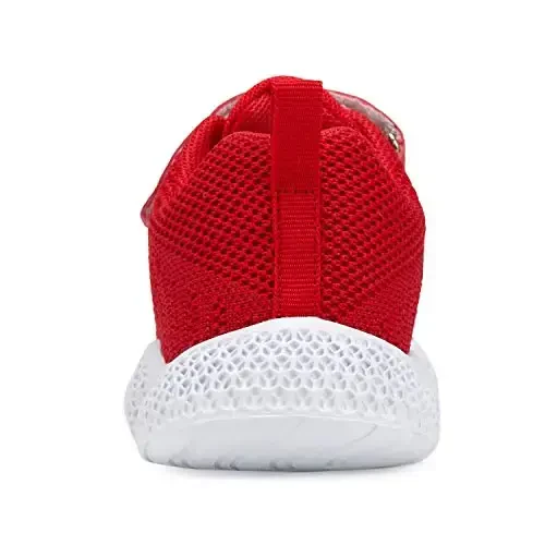 Casbeam Kids Breathable Sneakers Mesh Lightweight Easy Walk Casual Sport Strap Athletic Running Shoes for Boys Girls - 5