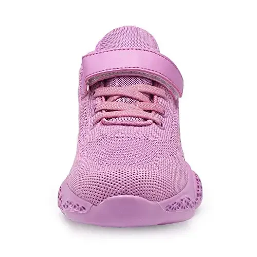 Casbeam Kids Breathable Sneakers Mesh Lightweight Easy Walk Casual Sport Strap Athletic Running Shoes for Boys Girls - 3