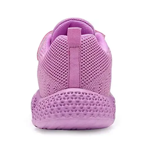 Casbeam Kids Breathable Sneakers Mesh Lightweight Easy Walk Casual Sport Strap Athletic Running Shoes for Boys Girls - 4