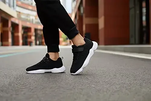 Casbeam Kids Breathable Sneakers Mesh Lightweight Easy Walk Casual Sport Strap Athletic Running Shoes for Boys Girls - 6