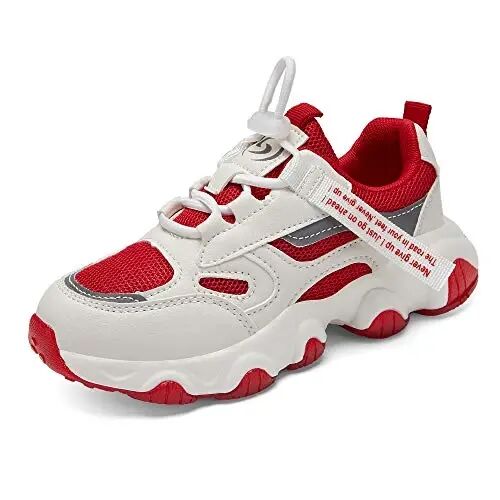 Casbeam Kids Breathable Sneakers Mesh Lightweight Easy Walk Casual Sport Strap Athletic Running Shoes for Boys Girls - 2