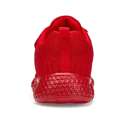 Casbeam Kids Breathable Sneakers Mesh Lightweight Easy Walk Casual Sport Strap Athletic Running Shoes for Boys Girls - 5