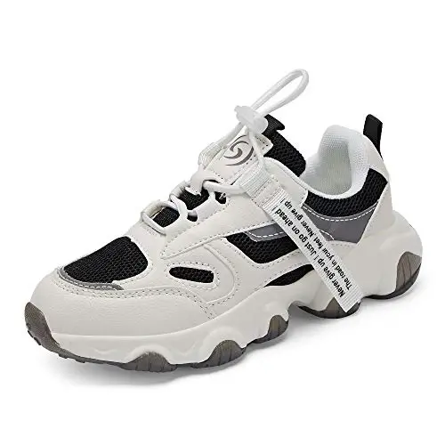 Casbeam Kids Breathable Sneakers Mesh Lightweight Easy Walk Casual Sport Strap O'g'il bolalar uchun atletik yugurish poyafzallari qizlar 