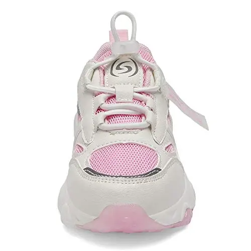 Casbeam Kids Breathable Sneakers Mesh Yengil nafas oladigan, qulay yurish uchun kundalik sport tasmasi Atletik yugurish poyabzallari o'g'il bolalar va qizlar uchun - 4