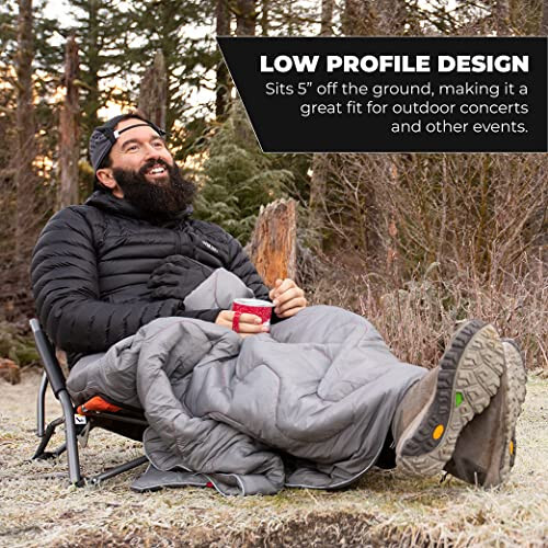 Cascade Mountain Tech Folding Camp Chair for Camping, Beach, Picnic, Barbqeues, Sporting Events with Carry Bag - 4