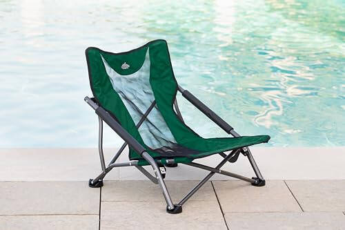 Cascade Mountain Tech Folding Camp Chair for Camping, Beach, Picnic, Barbqeues, Sporting Events with Carry Bag - 4