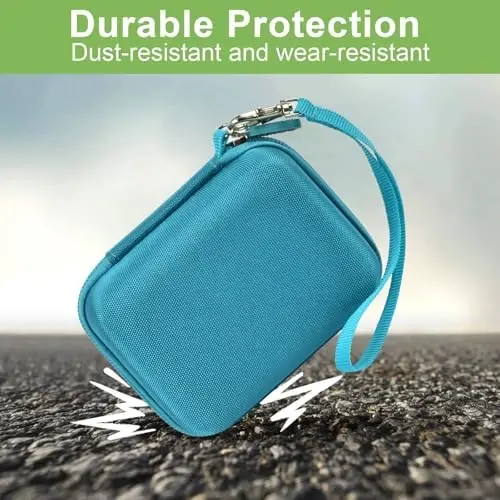 Case Compatible with VAHOIALD FHD 1080P Digital Camera/for CAMKORY Digital Point and Shoot/for Kodak PIXPRO FZ45-BK 16MP Vlogging/for IWEUKJLO/for Nsoela, Holder for SD Card More (Dark Green) - 5