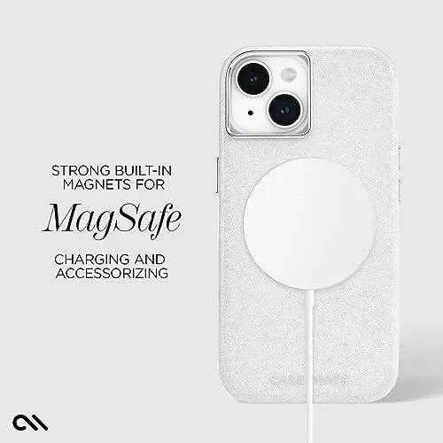Case-Mate iPhone 15 Case - Shimmer Iridescent [12ft Drop Protection] [MagSafe bilan mos] iPhone 15 6.1