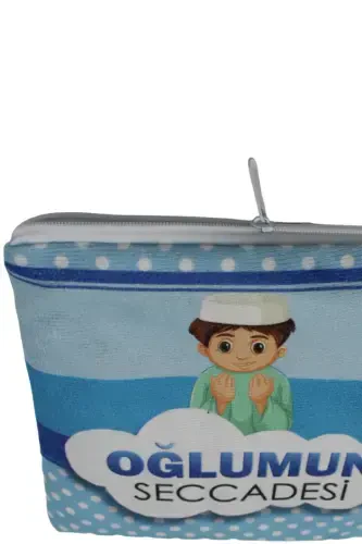 Cased Kids Prayer Rug Blue-Blue - MYREAL (1)