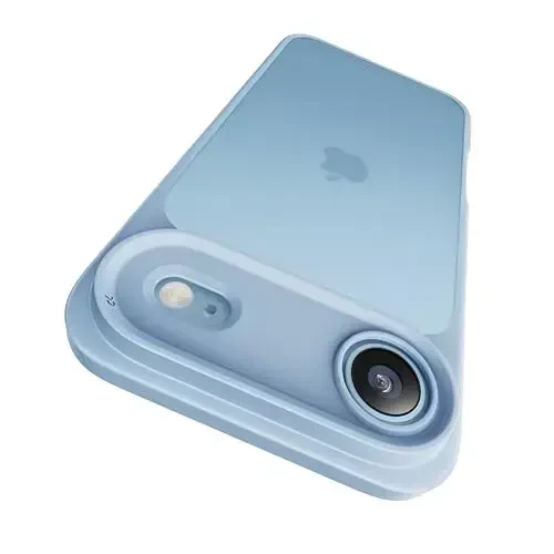 CASEKOO for iPhone 17 Air Case, [Never Yellow Technology] [Mil-Grade Drop Protection] Translucent Slim Cover Women Men for iPhone 17 Air Phone Case 6.5 inch, Frosted Light Blue - 1