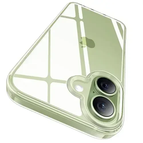 CASEKOO for iPhone 17 Case Crystal Clear, Patented Anti-Yellow & Virgin TPU, 15FT Military-Grade Drop Protection, Slim Transparent Women Men Funda para for iPhone 17 Case 6.3 inch, Clear - 5