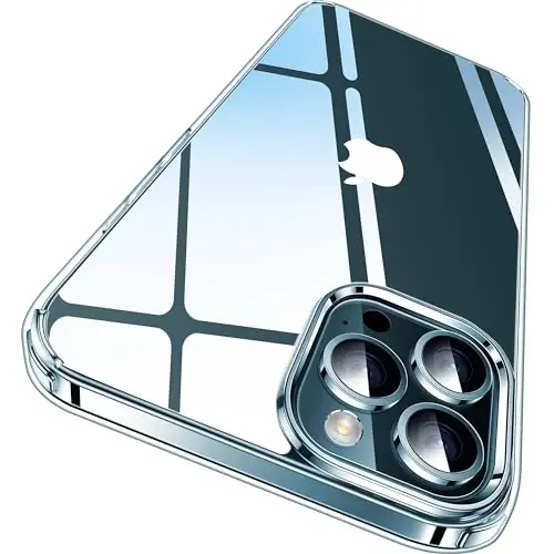 CASEKOO iPhone 12 Pro Max uchun g'ilof Kristalli tiniq, [Hech qachon sarg'aymaydigan texnologiya] [Harbiy darajadagi himoya] Shaffof ingichka qopqoq Ayollar Erkaklar iPhone 12 ProMax telefon g'ilofi 6,7 dyuym, Tiniq - 1